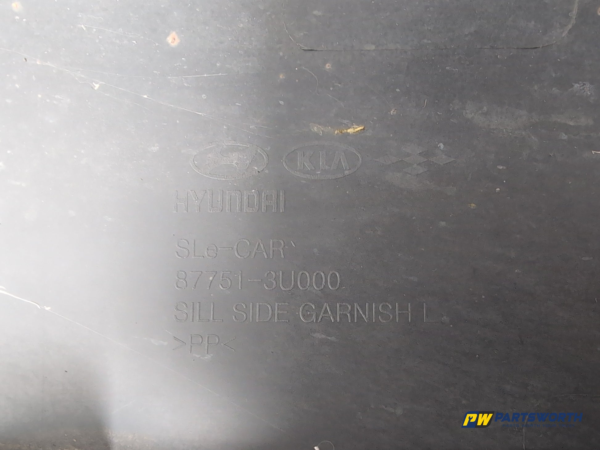 Kia Sportage 3 Sat Nav Crdi Side Skirt Lh Passenger Side 377513u000 2010-2015 - photo 5
