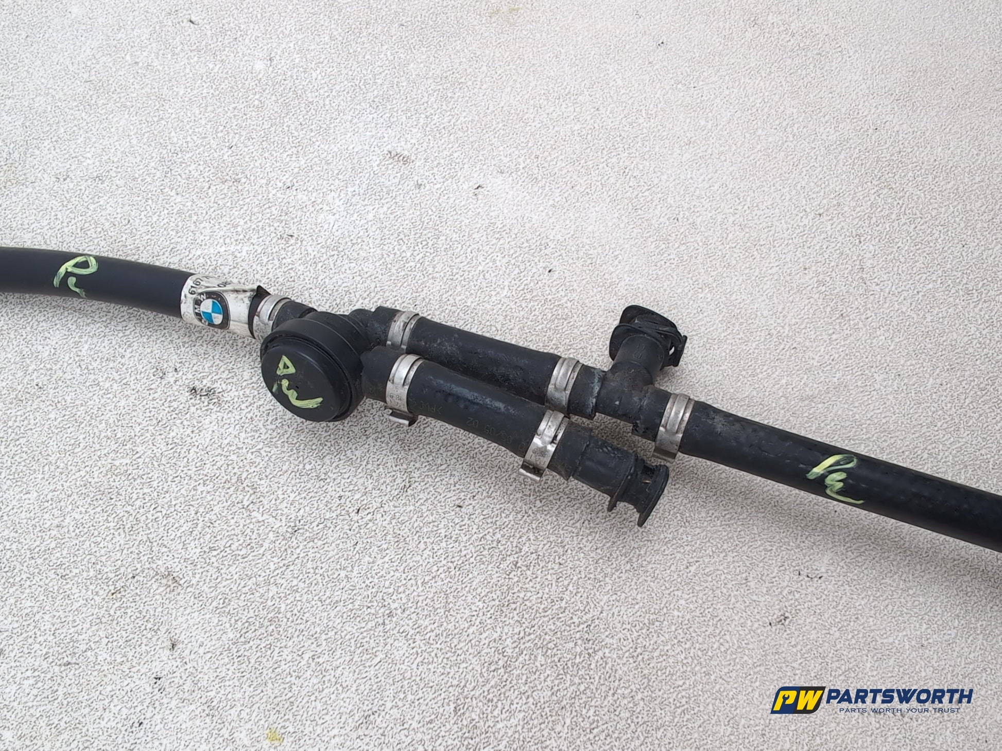 Bmw X5 Facelift Headlight Washer Hose Pipe System 7074759 2000-2006 - photo 5