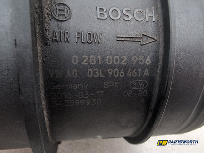 Seat Ibiza Sportrider Mass Air Flow Meter 03l906461a 2008-2011 - photo 5