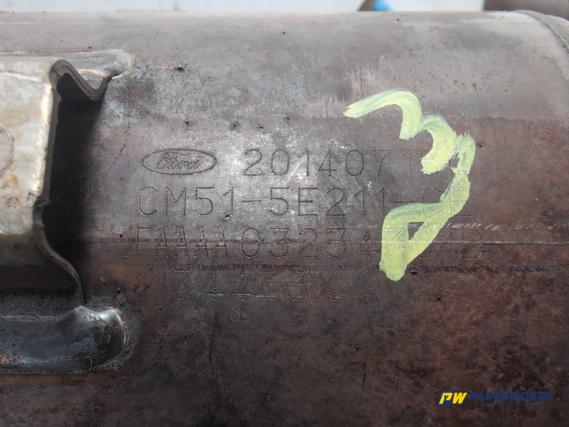 Ford Focus Zetec Turbo Exhaus Catalytic Converter Gm515e211ce 2011-2018 - photo 5
