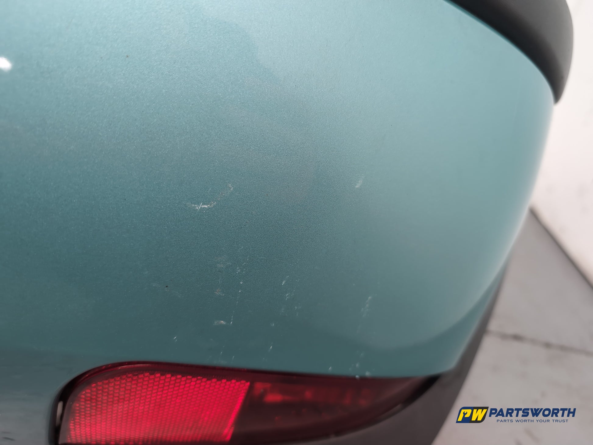 Vauxhall Corsa C Rear Bumper Mint Green 2000-2006 - photo 5