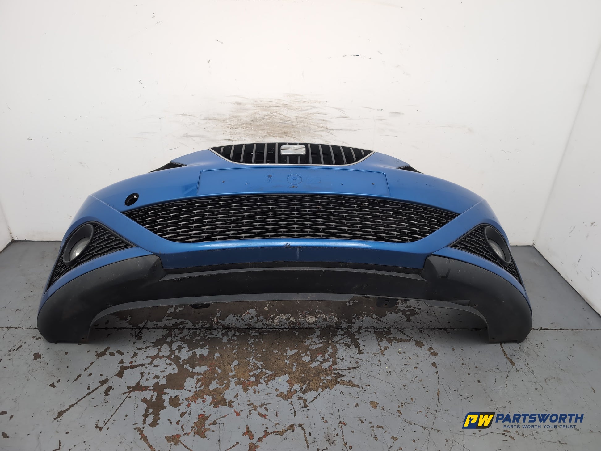 Seat Ibiza Sportrider Front Bumper Blue Lz5f 2008-2011 - photo 5