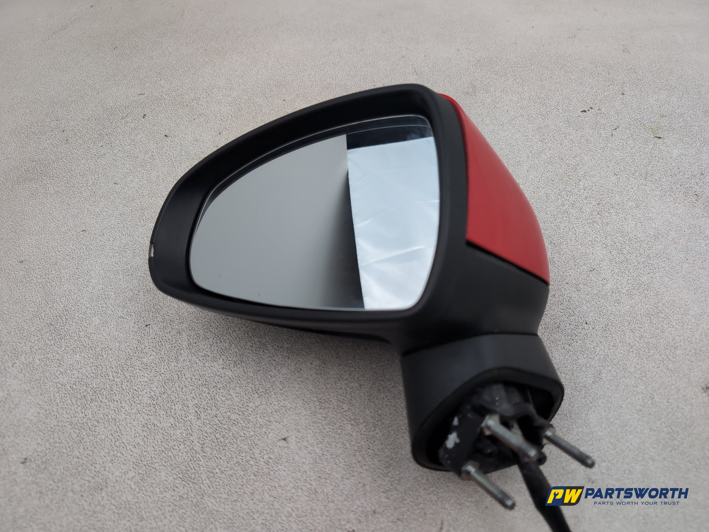 Audi A1 Contrast Edition Tdi Door Mirror Lh Passenger Side Red Lz3m 2010-2012 - photo 5