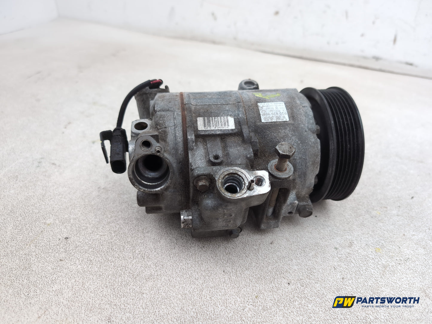 Seat Vw Skoda Audi 1.4l Petrol Air Conditioning Compressor 6q0820808f 2008-2012 - photo 5