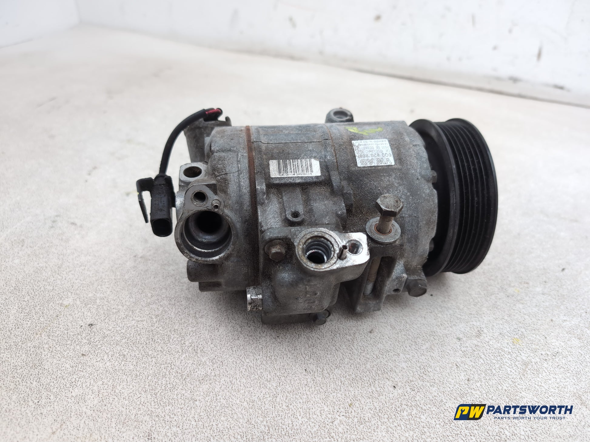 Seat Vw Skoda Audi 1.4l Petrol Air Conditioning Compressor 6q0820808f 2008-2012 - photo 5