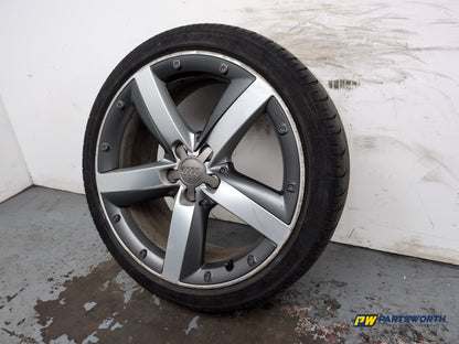 Audi A1 Contrast Edition Tdi Wheel With Tyre 215/40 R17 Silver Black 8x0601025e - photo 5