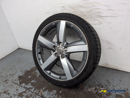 Audi A1 Contrast Edition Tdi Wheel With Tyre 215/40 R17 Silver Black 8x0601025e - photo 5