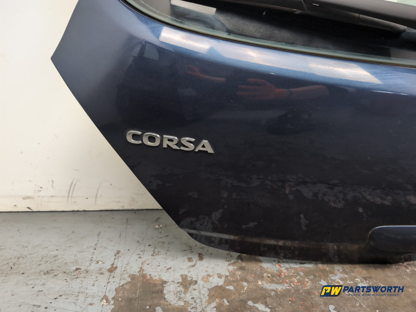 Vauxhall Corsa Se Hatchbackboot Lid Blue Z22a 2006-2014 - photo 5