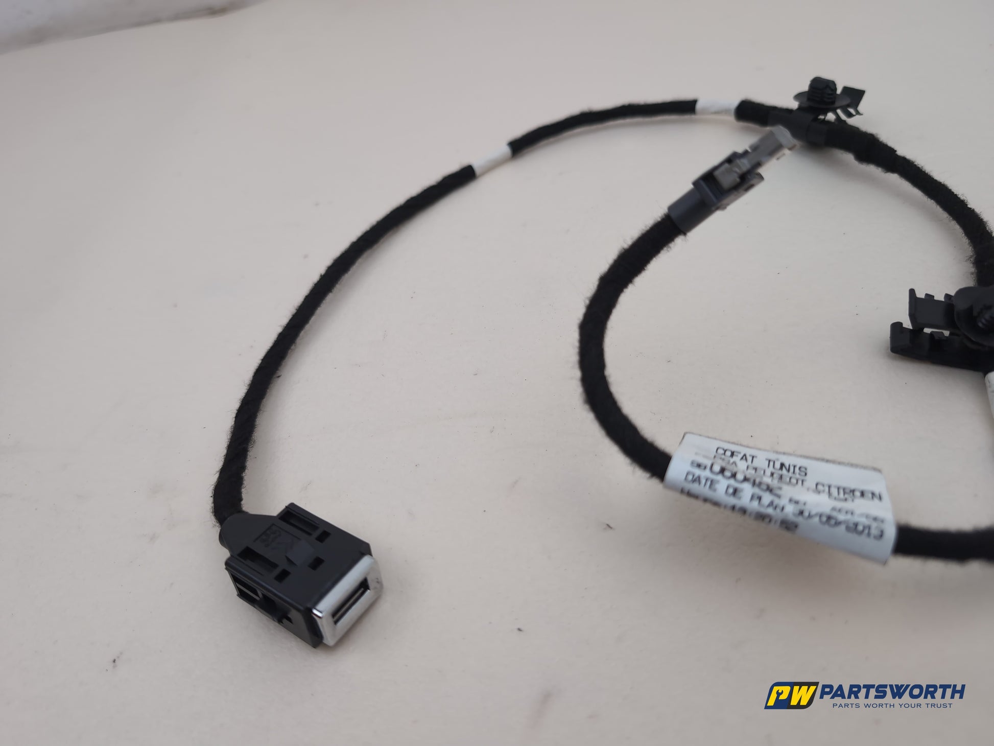 Peugeot 308 Allure Blue Hdi Power Socket Connection Loom Wiring 9806048280 - photo 5