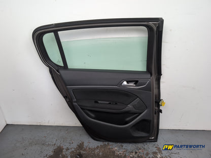 Peugeot 308 Allure Blue Hdi Hatchback Door Rear Lh Passenger Telluric Brown Kksd - photo 5