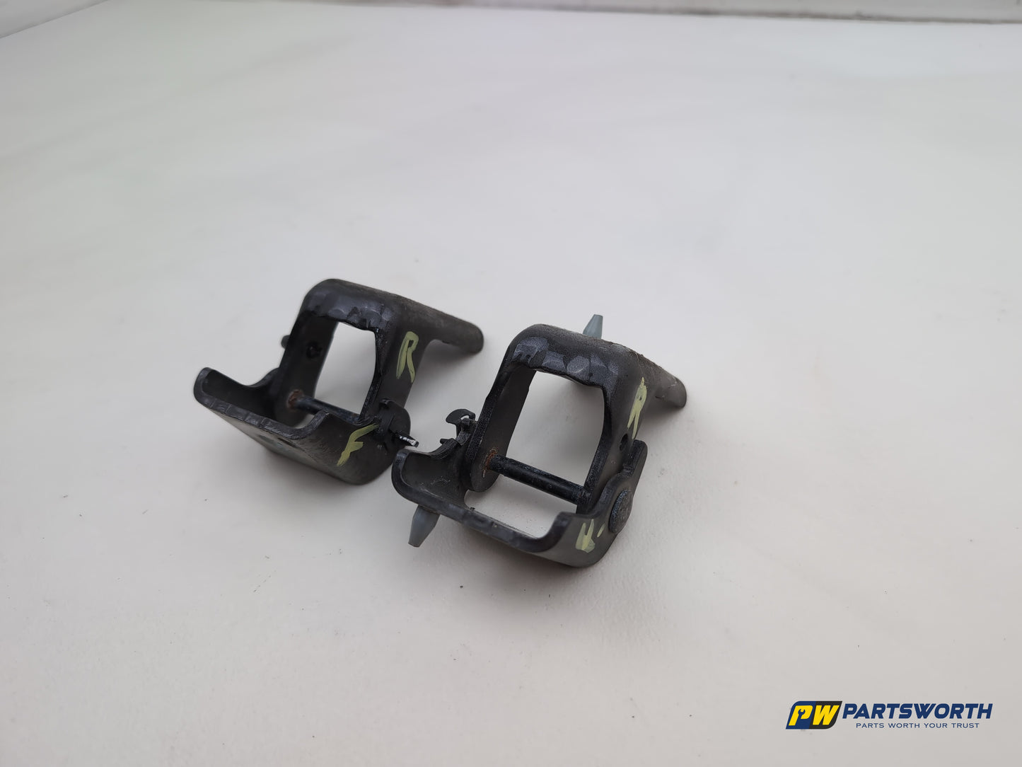 Peugeot 308 Allure Blue Hdi Driver Side Rh Front Door Hinge Pair 2013-2021 - photo 4
