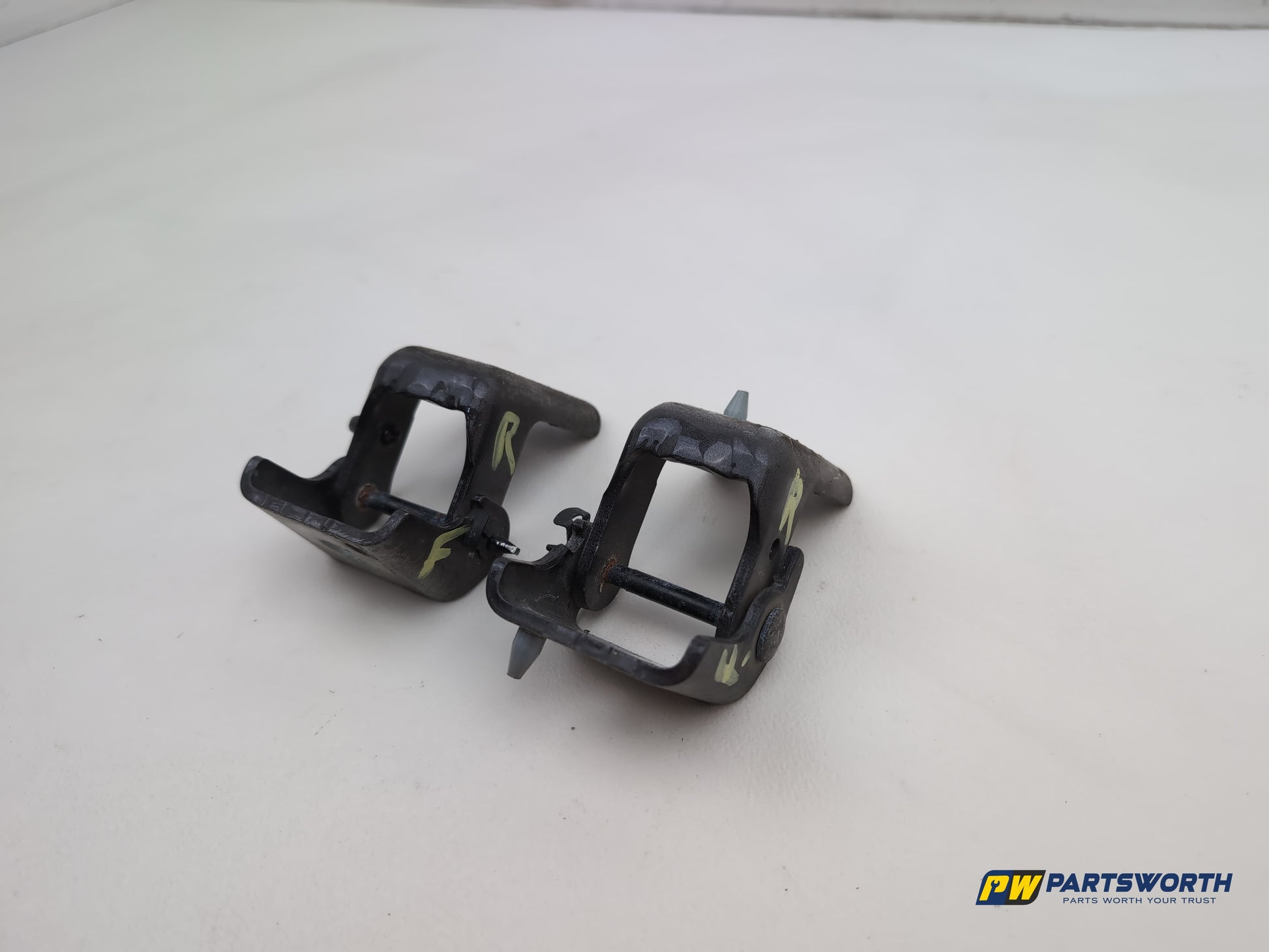 Peugeot 308 Allure Blue Hdi Driver Side Rh Front Door Hinge Pair 2013-2021 - photo 4