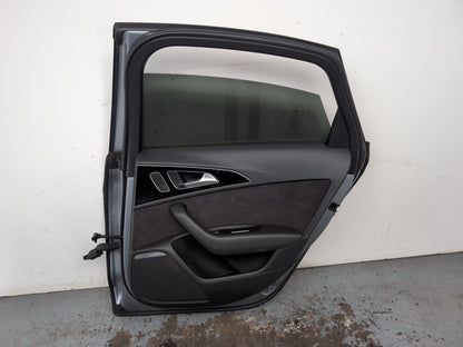 Audi A6 S Line Black Ed Tdi Saloon Doore Rear Rh Driver Side Grey Lx7p 2011-2018