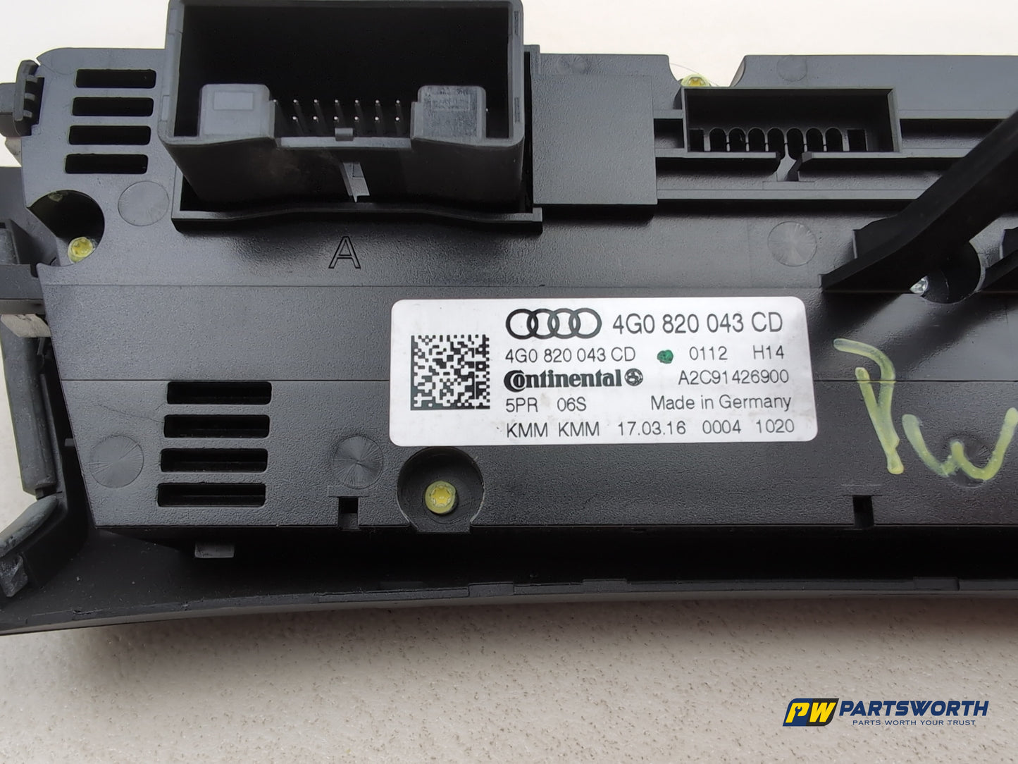 Audi A6 S Line Black Ed Tdi Quat Heater Control Assembly 4g0820043cd 2011-2018 - photo 5