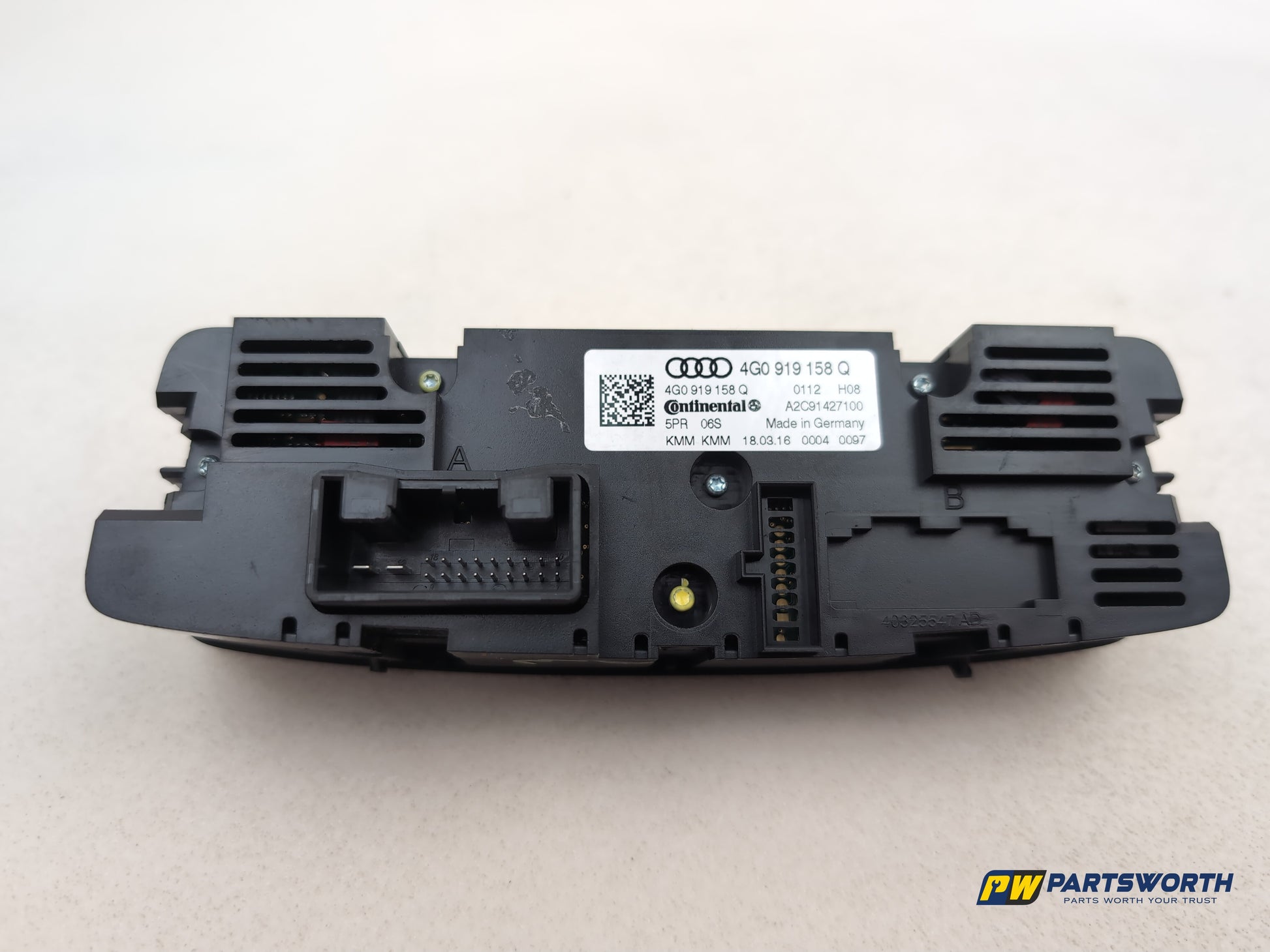 Audi A6 S Line Black Ed Tdi Heater Control Assembly Rear 4g0919158q 2011-2018 - photo 5