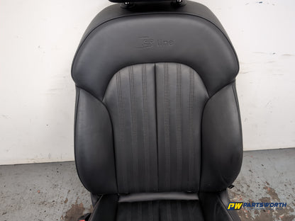 Audi A6 S Line Black Ed Tdi Quat Sa Leather Heated Seat Front Lh Passenger Side - photo 5