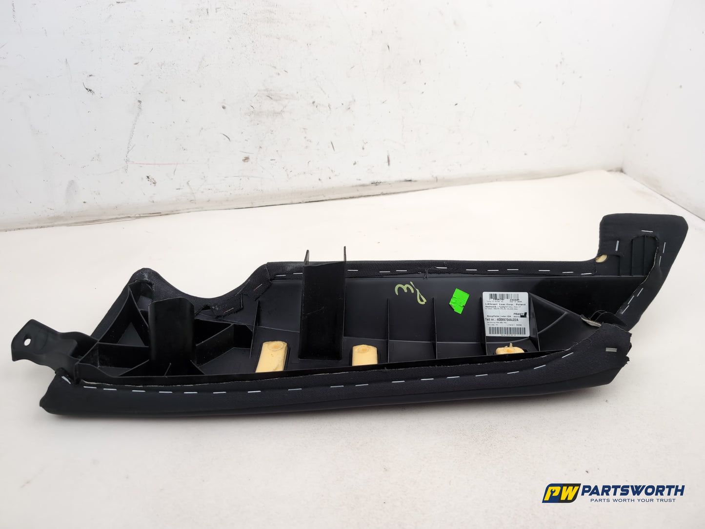 Audi A6 S Line Black Ed Tdi Quat Black Leather Driver Rear Seat Trim 4g085704aj - photo 5