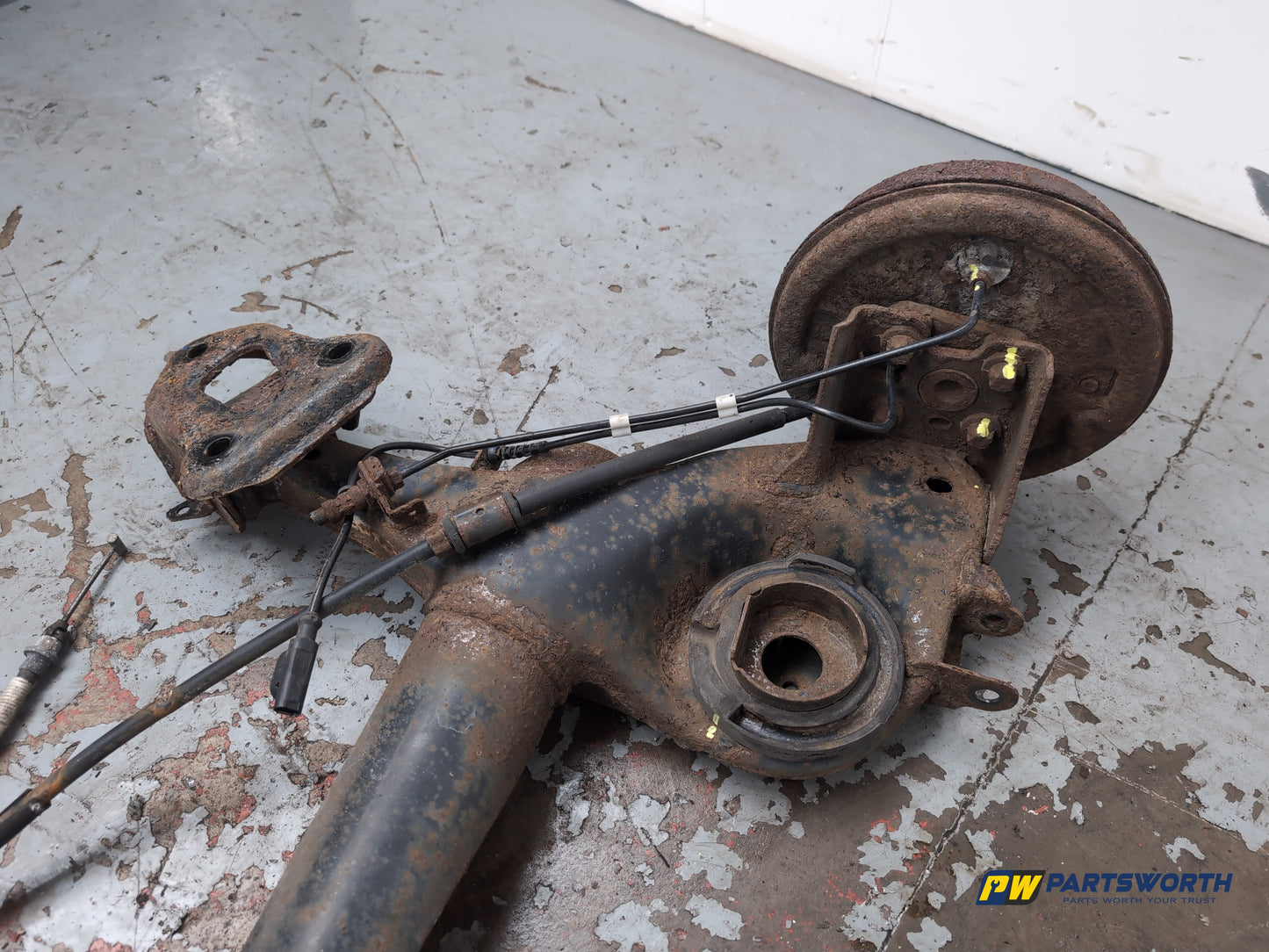 Vauxhall Corsa Se A 1.2l Petrol Axle Assembly Rear 2006-2014 - photo 5