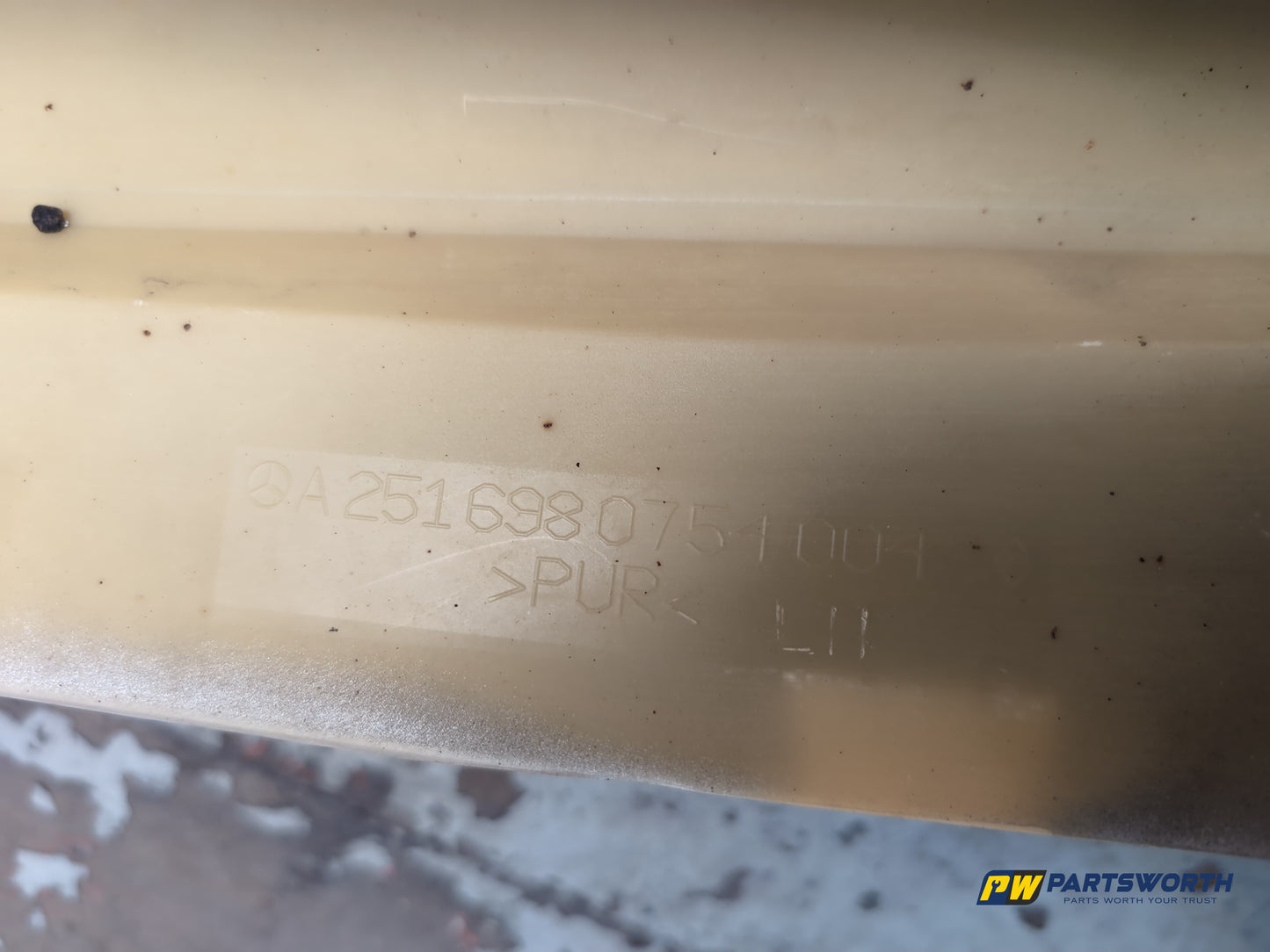Mercedes R320 R-Class W251 Mpv Side Skirt Lh Passenger Side Silver C775 - photo 5