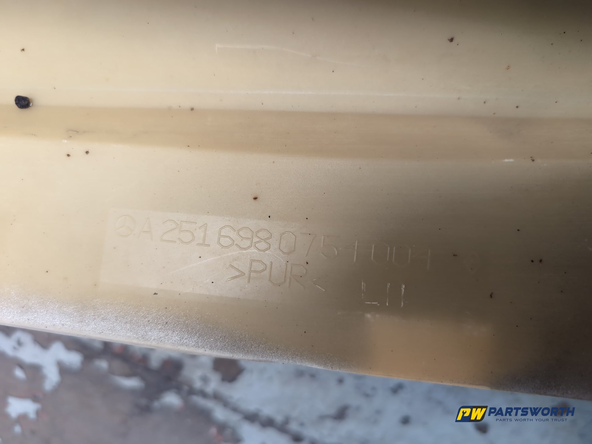 Mercedes R320 R-Class W251 Mpv Side Skirt Lh Passenger Side Silver C775 - photo 5
