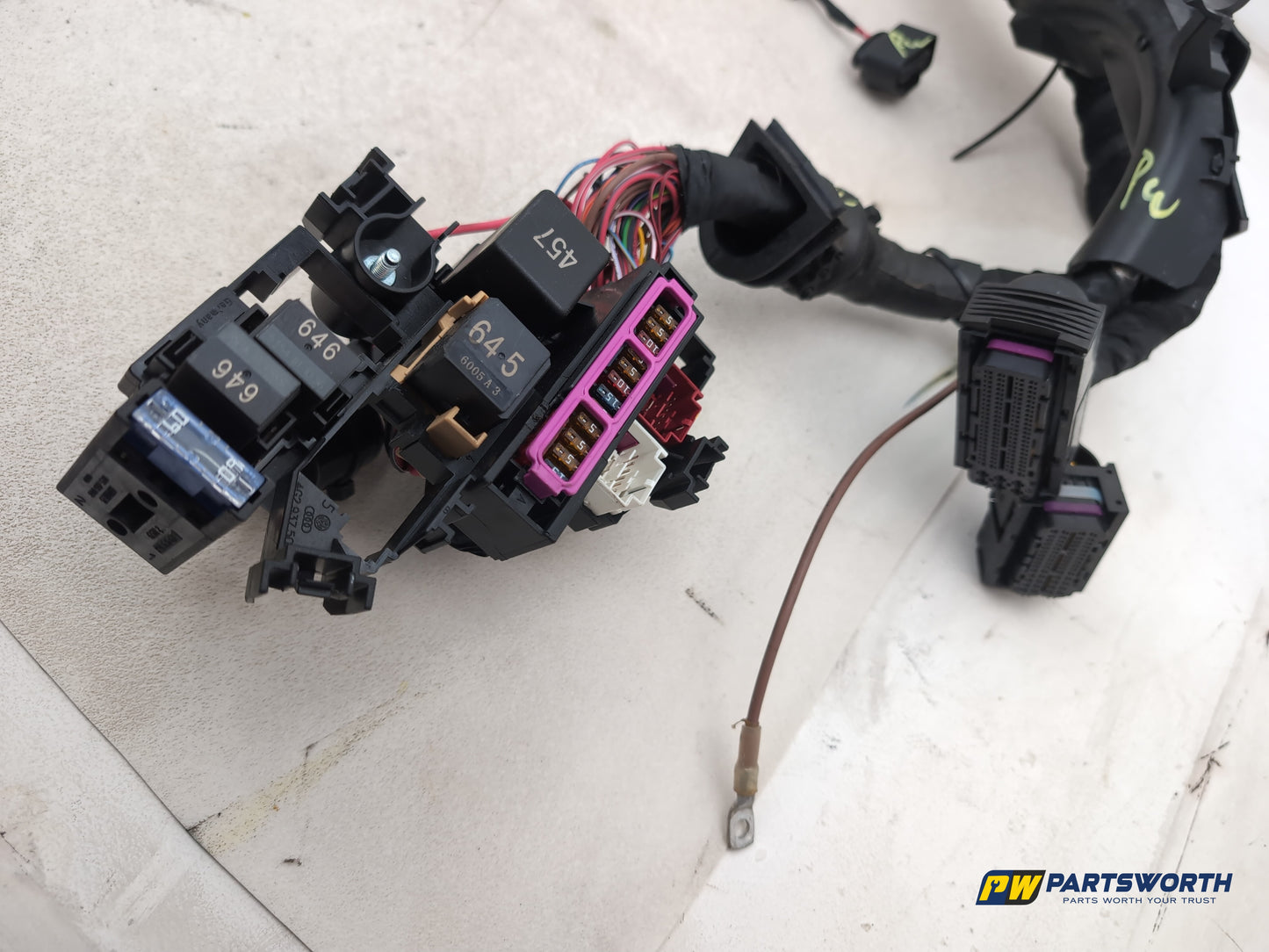 Audi A6 S Line Black Ed Tdi 2.0l Diesel Manual Engine Wiring Harness 4g2971072kb - photo 4