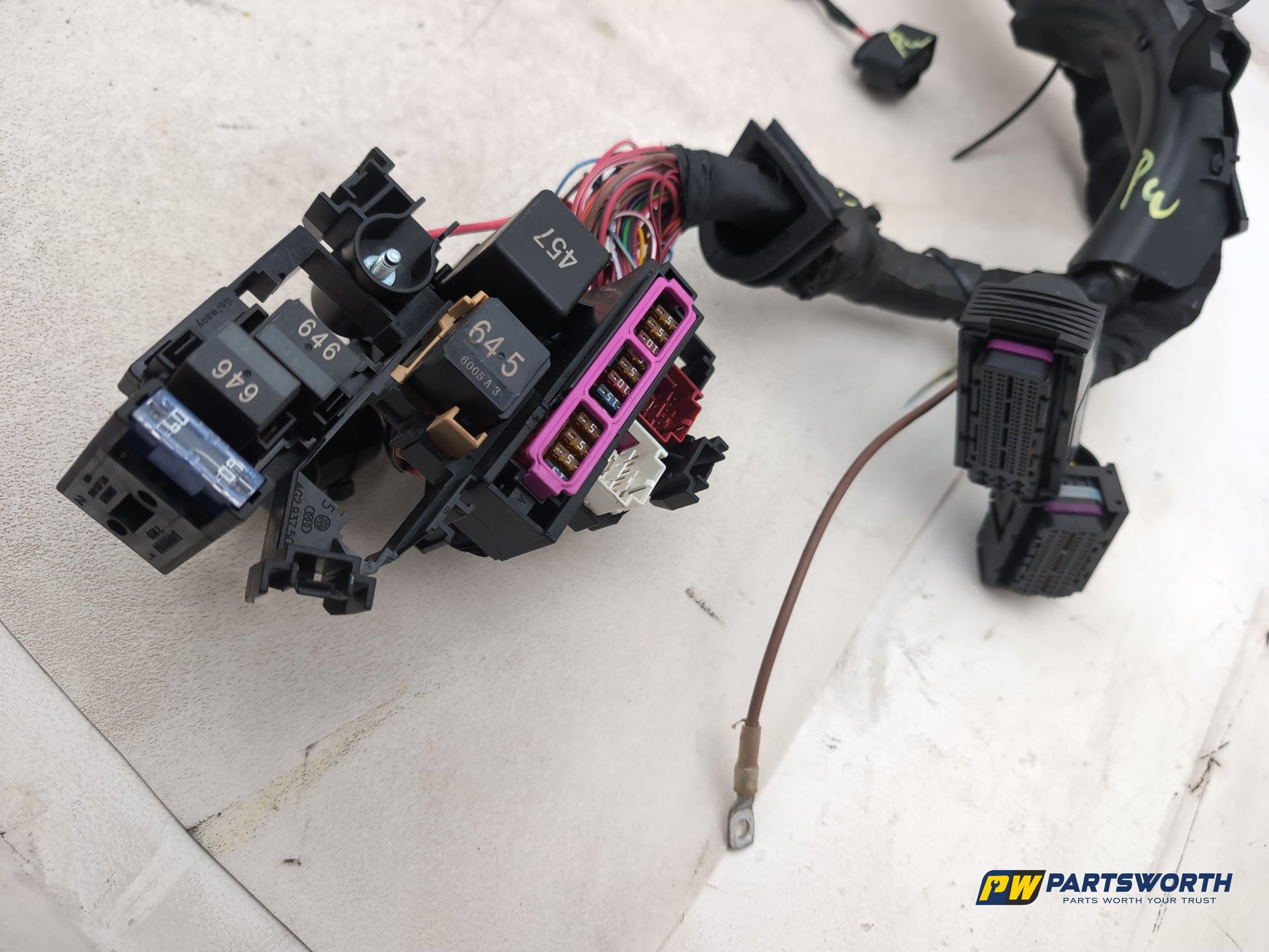 Audi A6 S Line Black Ed Tdi 2.0l Diesel Manual Engine Wiring Harness 4g2971072kb - photo 4