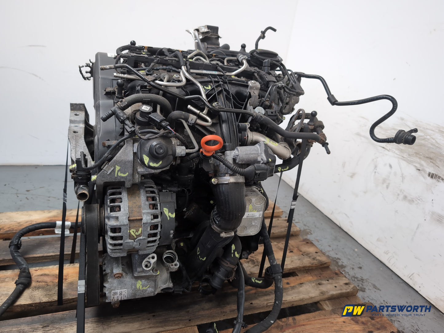 Vw Golf Passat Cc Tiguan 2.0l Diesel Manual Engine Cffb 128200 Miles 2009-2015 - photo 5