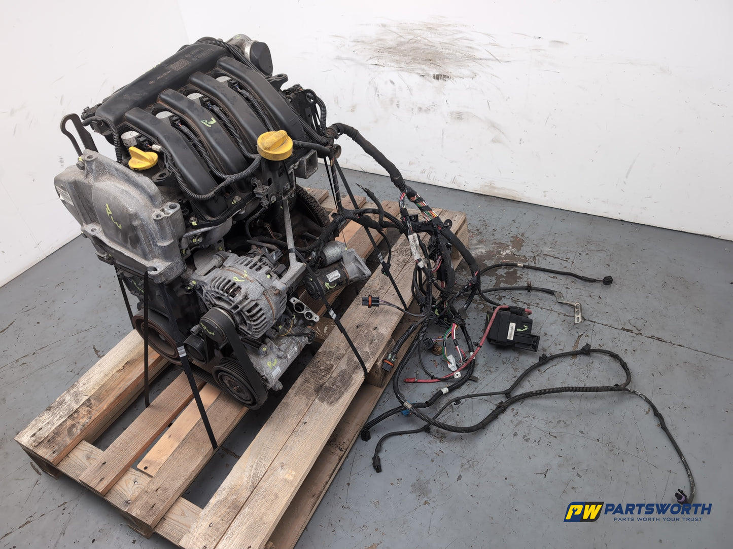 Renault Scenic Bizu 1.6l Petrol Manual Engine K4m858 69446 Miles 2009-2016 - photo 5