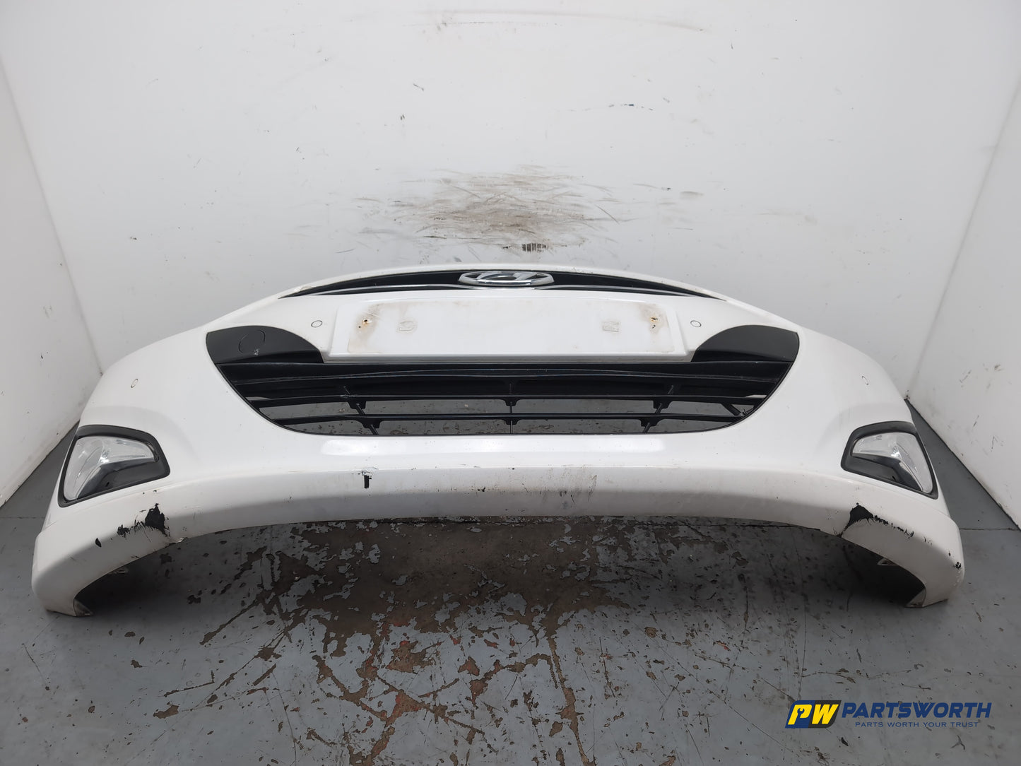 Hyundai I40 Style Blue Drive Crdi Estate Front Bumper Creamy White Ncw 2011-2015 - photo 5
