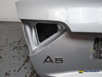 Audi A5 S Line Tdi Quattro Auto Coupe Boot Lid Ice Silver Lx7w 2007-2016 - photo 5