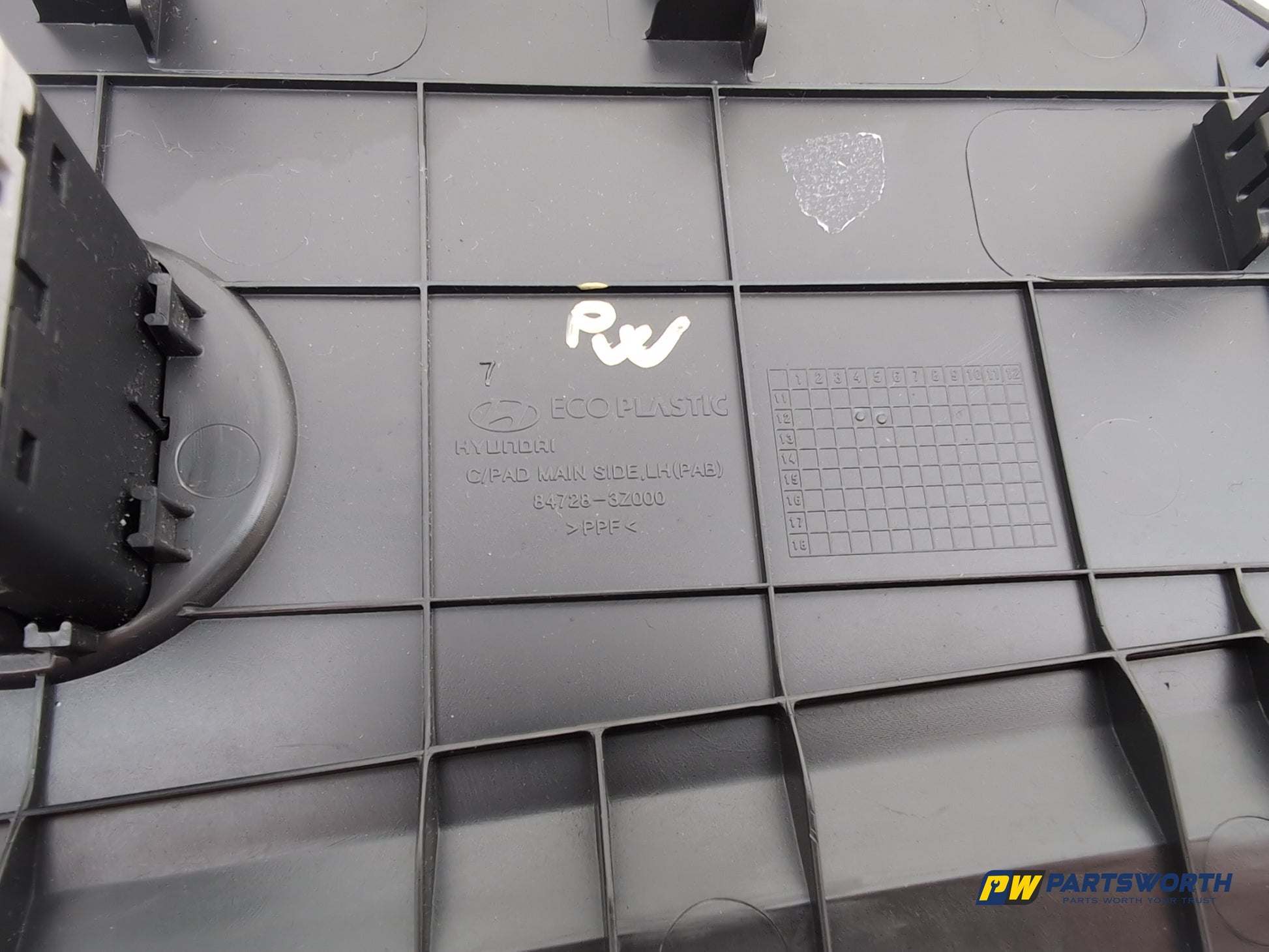Hyundai I40 Style Blue Drive Crdi Dashboard End Trim Cover 847283z000 2011-2019 - photo 5