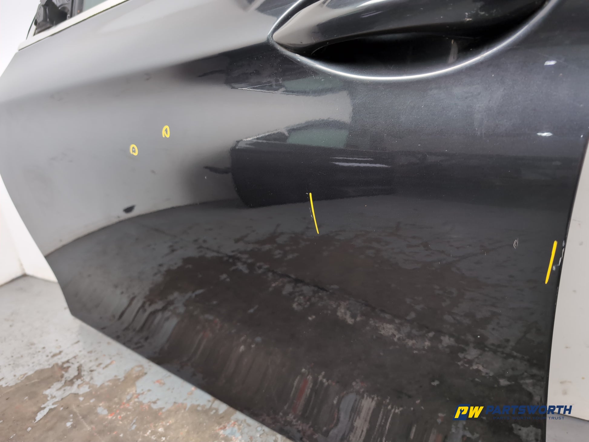 Bmw 5 Series 520d F10 Saloon Door Front Lh Passenger Side Dark Graphite B90 - photo 5