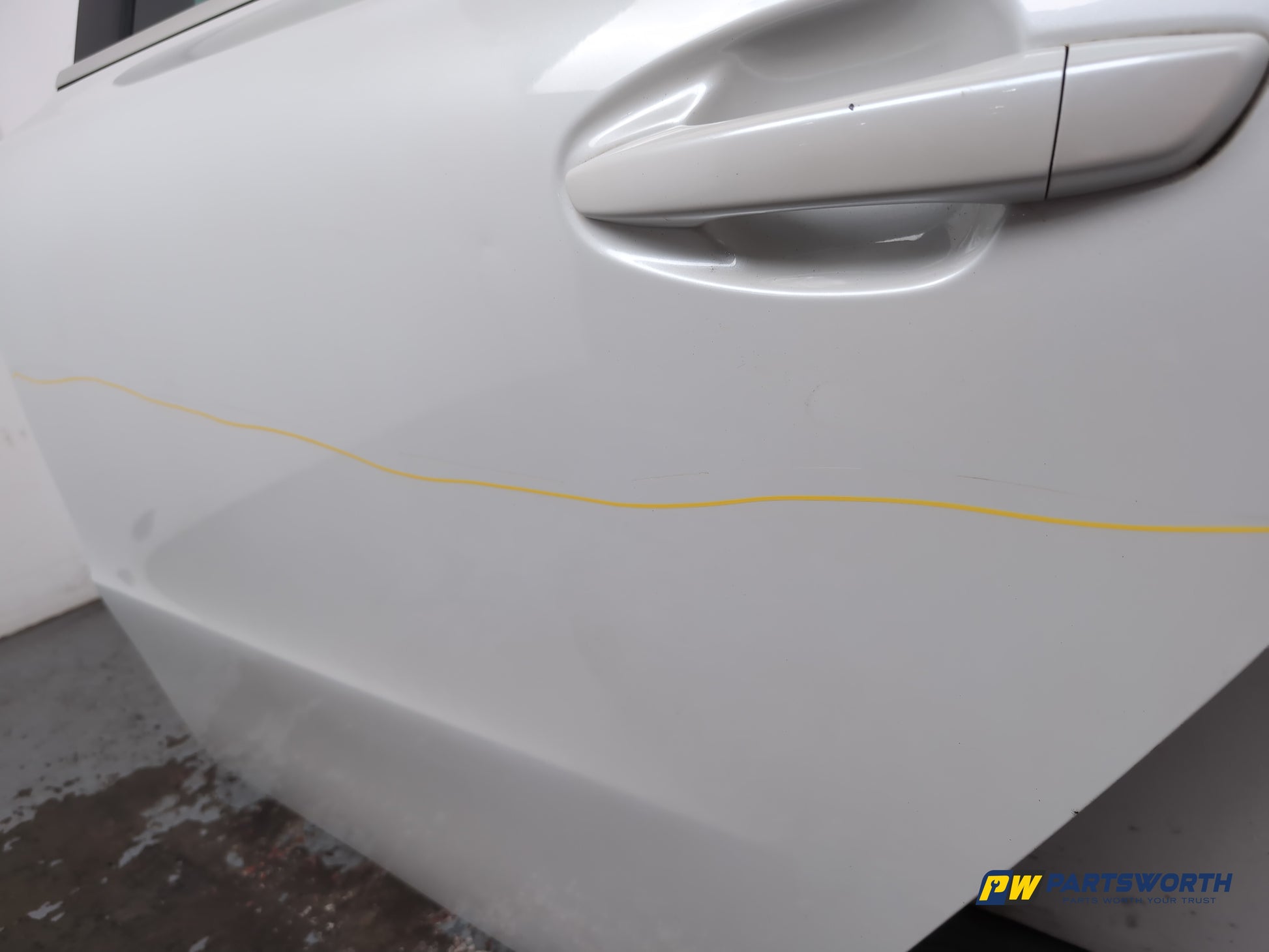 Peugeot 508 Estate Door Rear Lh Passenger Side White Pearl Kwed 2011-2018 - photo 5