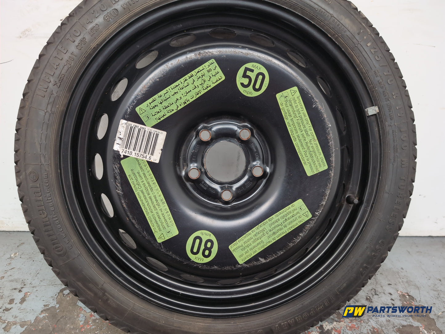 Space Saver Spare Wheel and Tool Kit  5