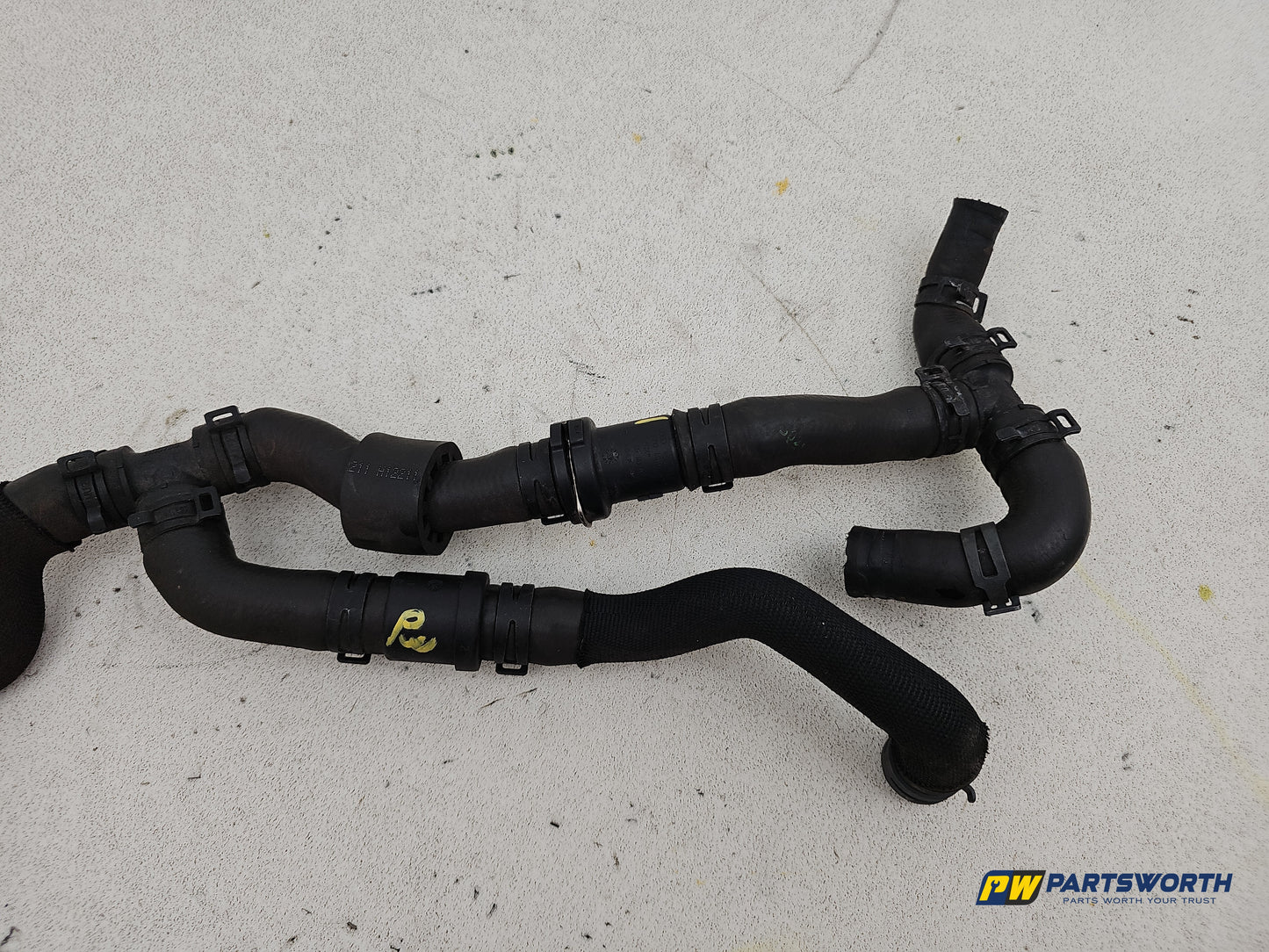 Coolant hoses set 4