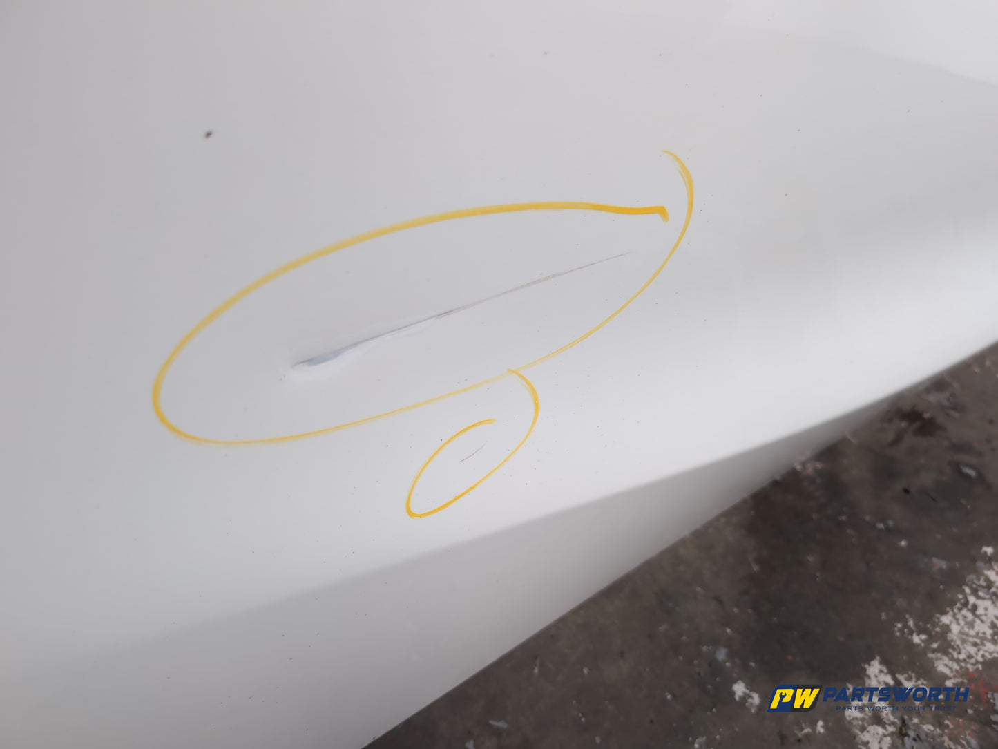 Nissan Pulsar Tekna Dig-T Hatchback Door Rear Rh Driver Side Pearl White Qab - photo 4