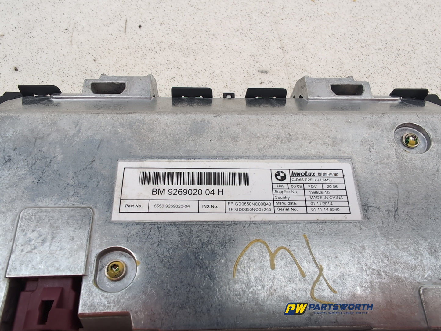 Multi Function Display Unit 4