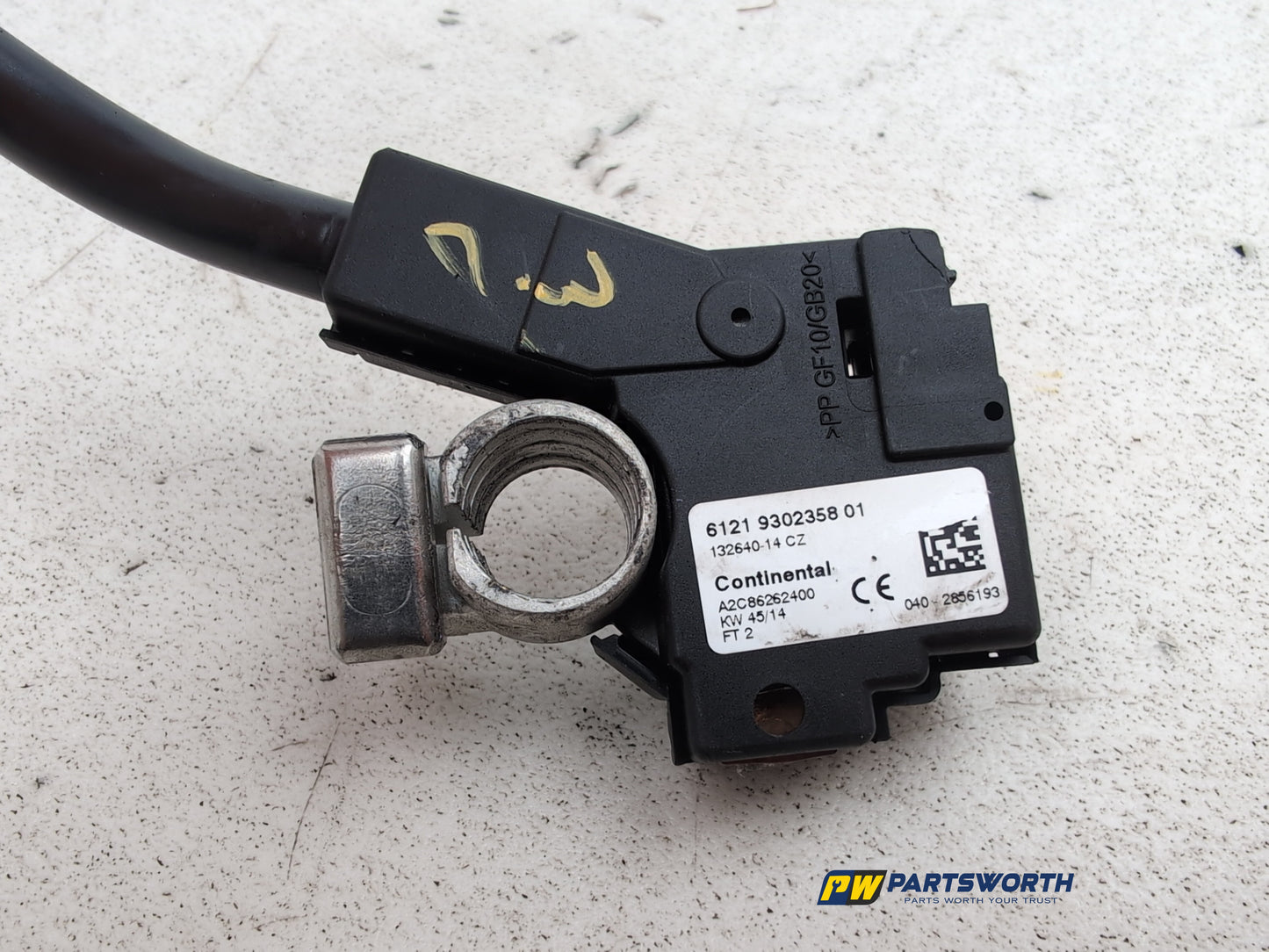 Negative battery terminal  4