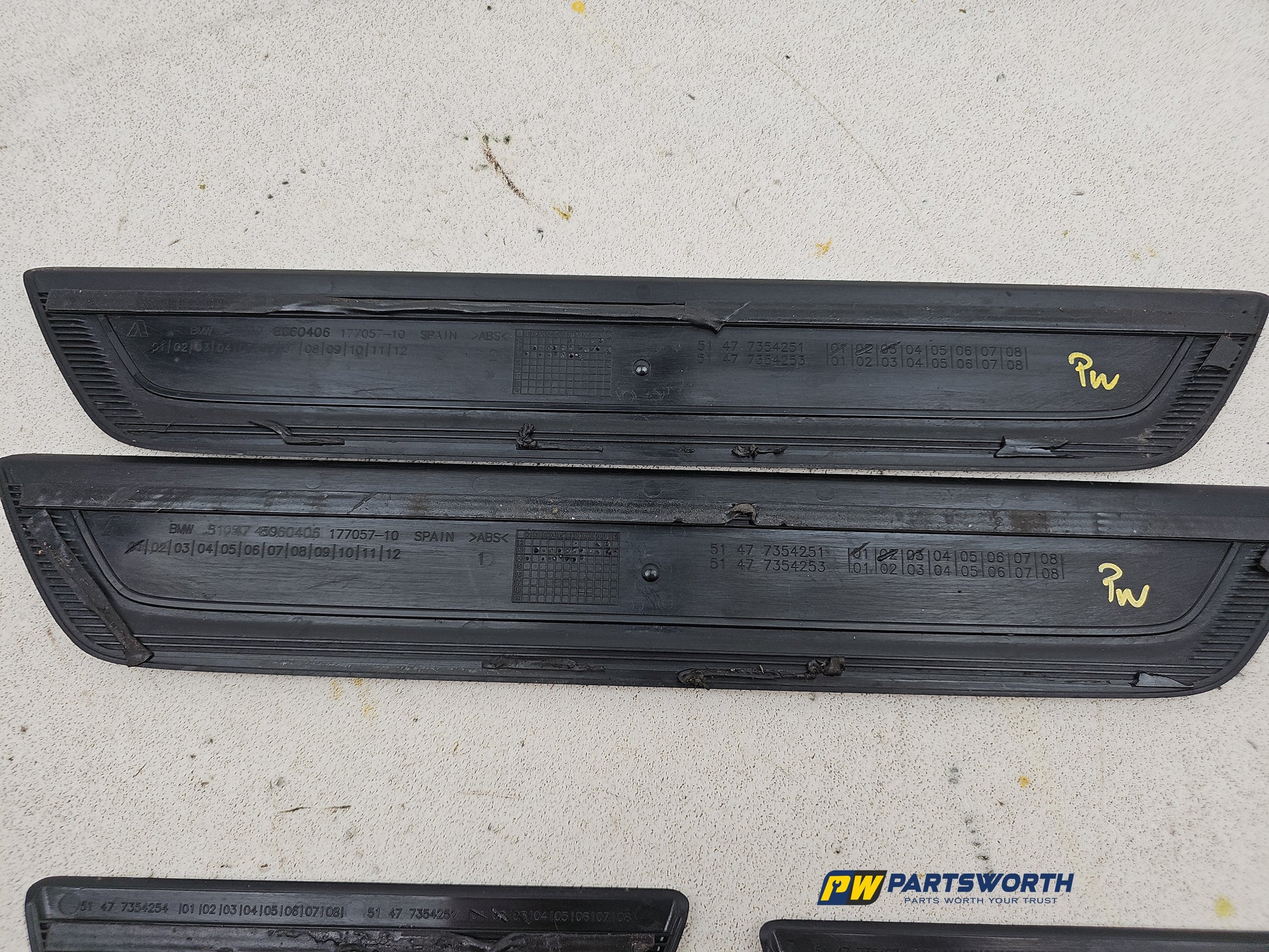 Door Step Insert Cover Trim LH 4