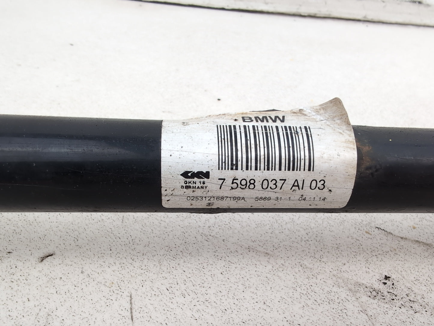 Driveshaft Rear LH 4