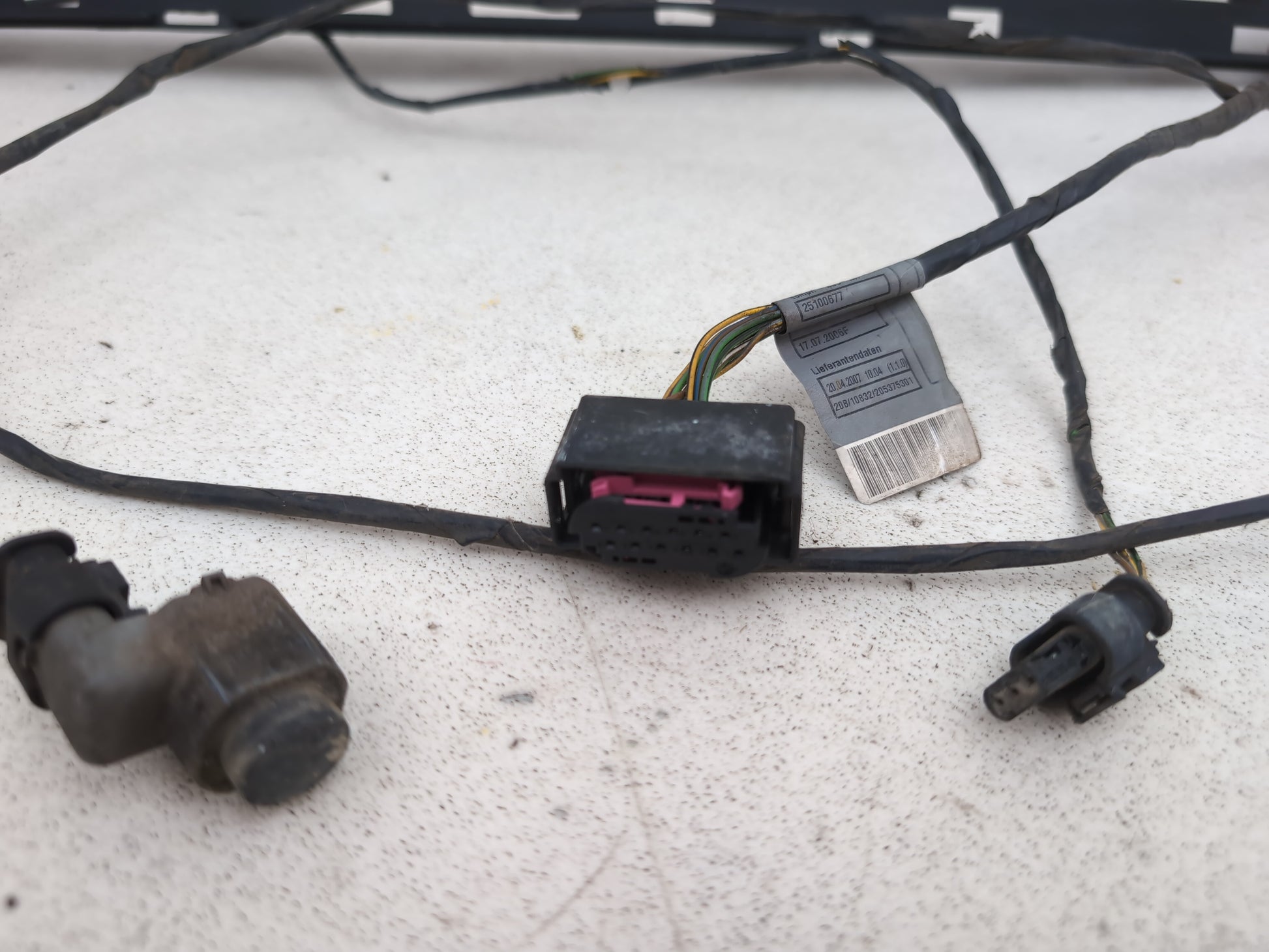 Front Parking Sensors and Bumper Wiring Loom 4