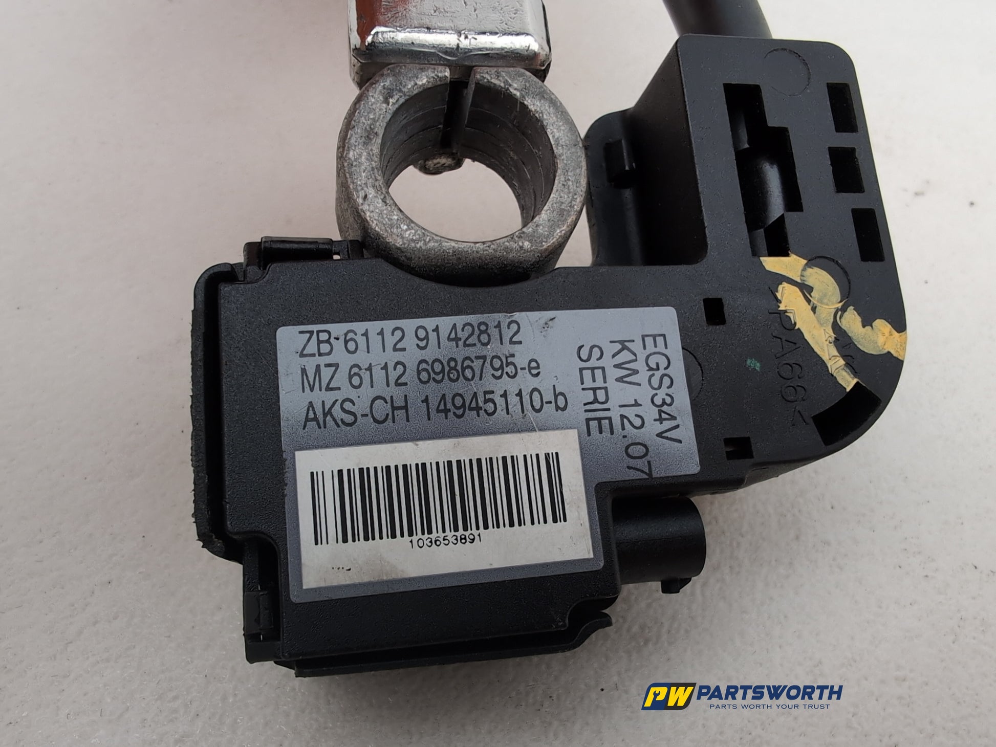 Negative battery terminal  4