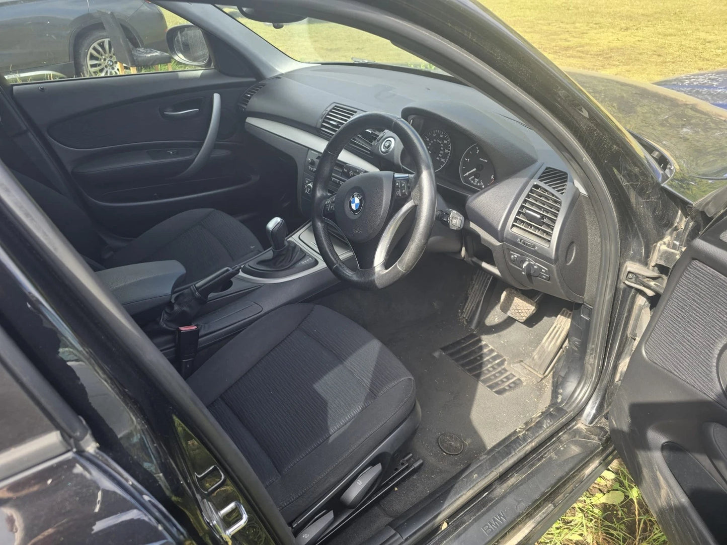 BMW 1 Series E87 E81 118d 2008 black dismantling breaking all parts available