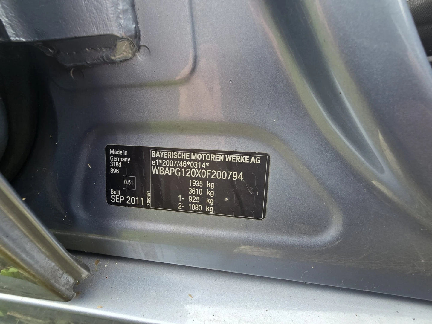 BMW / 3 Series / 2.0 (1995cc) / Diesel / 2012 Breaking down all parts available